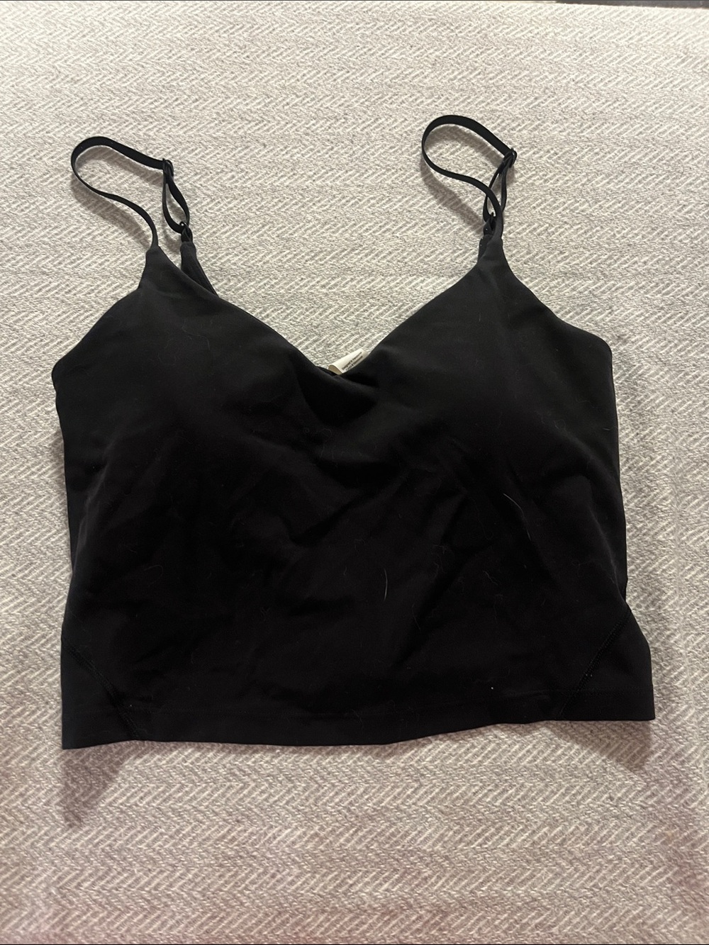 lululemon athletica Black V-Neck Adjustable Strap Camisole